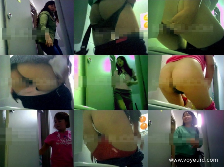 Korean Voyeur toilet Security Camera girl